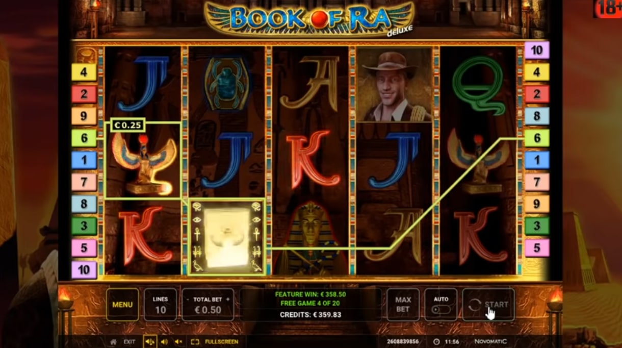 Book of ra play money